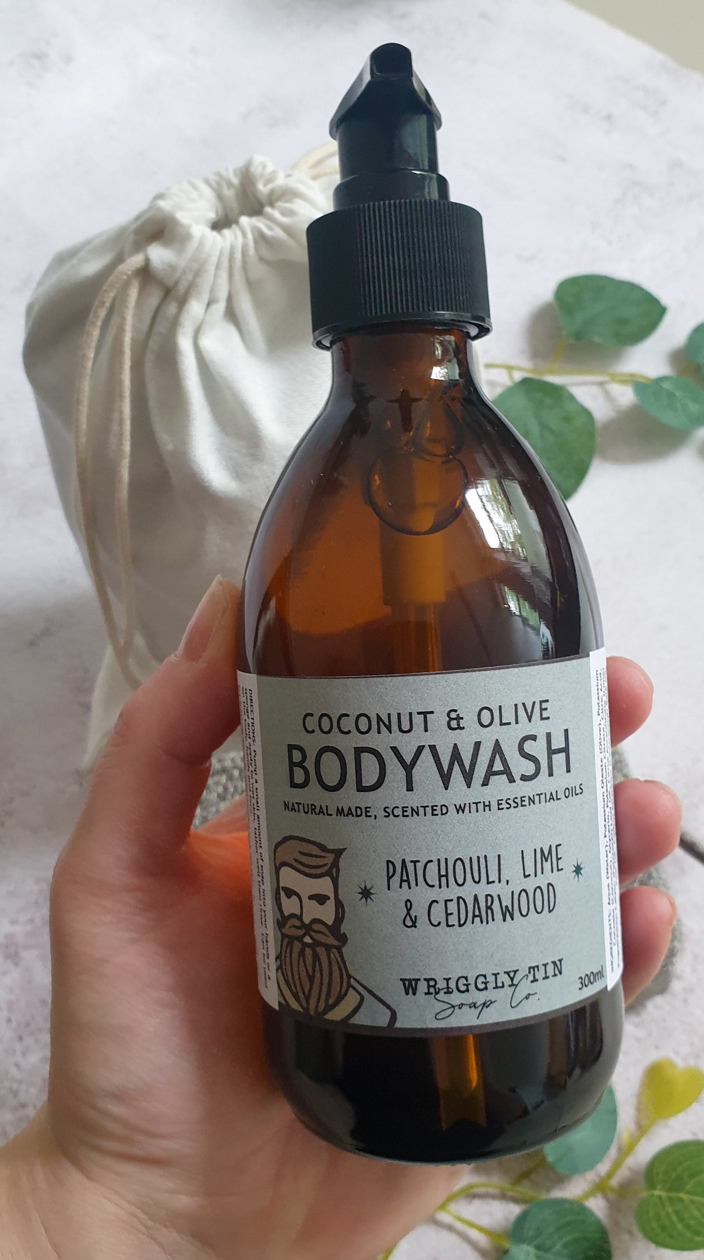 PATCHOULI, LIME & CEDARWOOD BODYWASH (300ml)