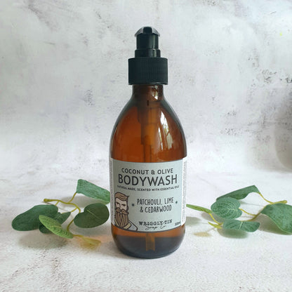 PATCHOULI, LIME & CEDARWOOD BODYWASH (300ml)