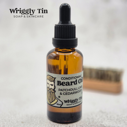 PATCHOULI, LIME & CEDARWOOD BEARD OIL (50ml)