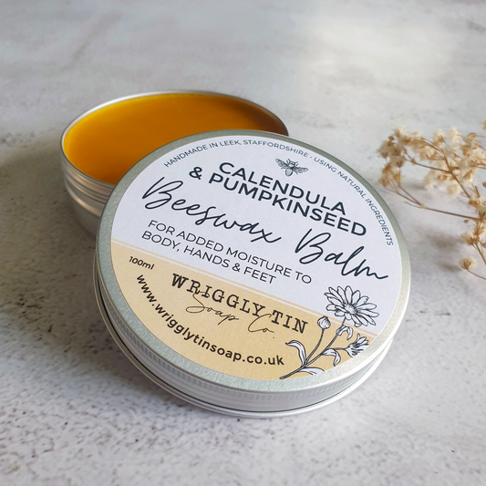 CALENDULA & PUMPKINSEED - Beeswax Hand, Foot & Body Balm