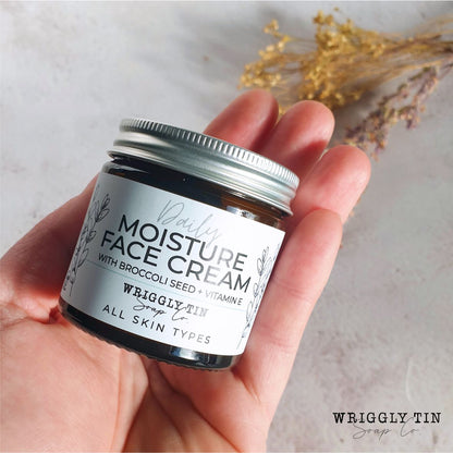 DAILY MOISTURE FACE CREAM - With Broccoli Seed + Vitamin E