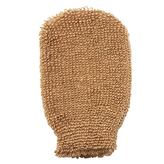 BROWN JUTE HAND MITT