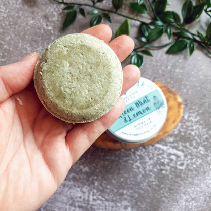 SHAMPOO BAR - Green Mint & Lemon (Normal & Oily Hair)